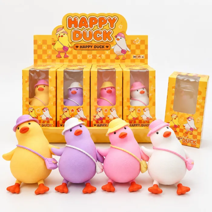 Happy Duck squishy toy
