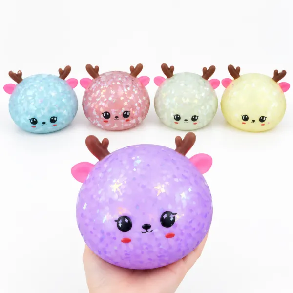 Bead-Popping Deer Bun