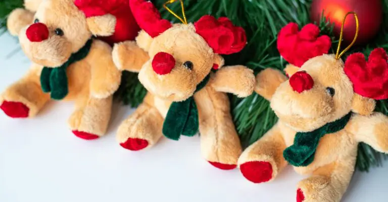 Adorable reindeer plush toys with festive decorations perfect for holiday cheer. - King Squishy - King Squishy