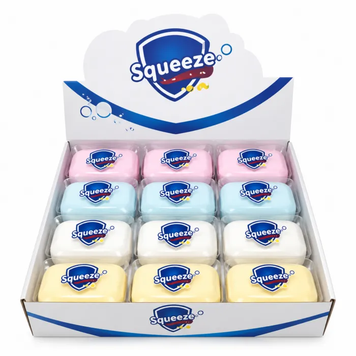 Kostka squishy z mydłem