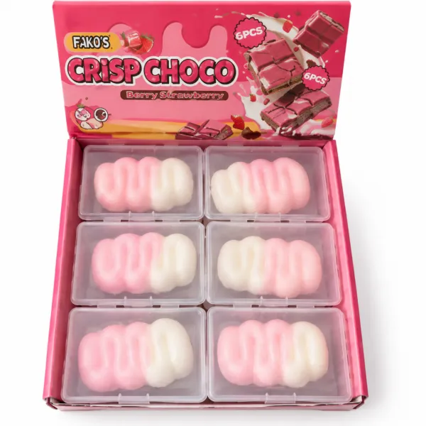 Porción de pastel crujiente