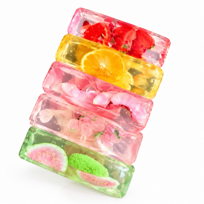 Brocheta de frutas de maltosa