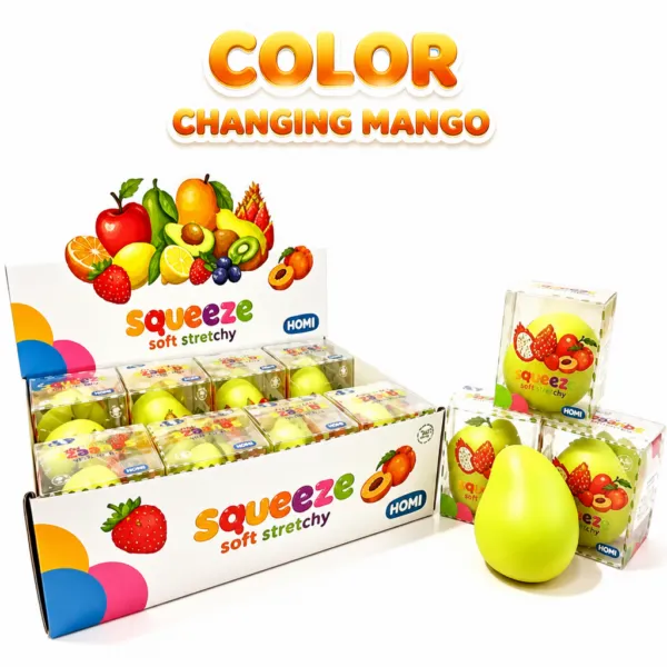 Color-Changing Mango Squeeze Cube