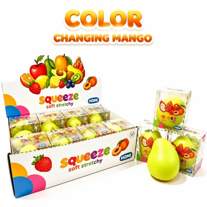 Color-Changing Mango Squeeze Cube