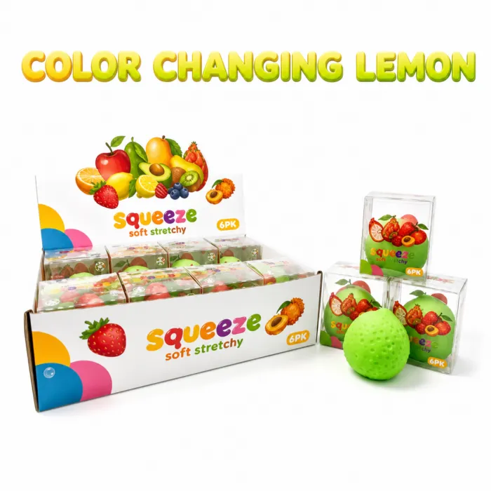 Color-Changing Lemon Squeeze Cube
