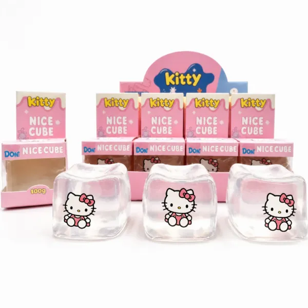 Cubo de maltosa gato blanco