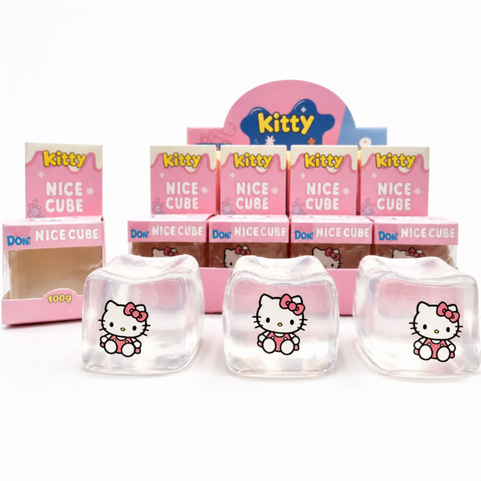 Cubo de maltosa gato blanco