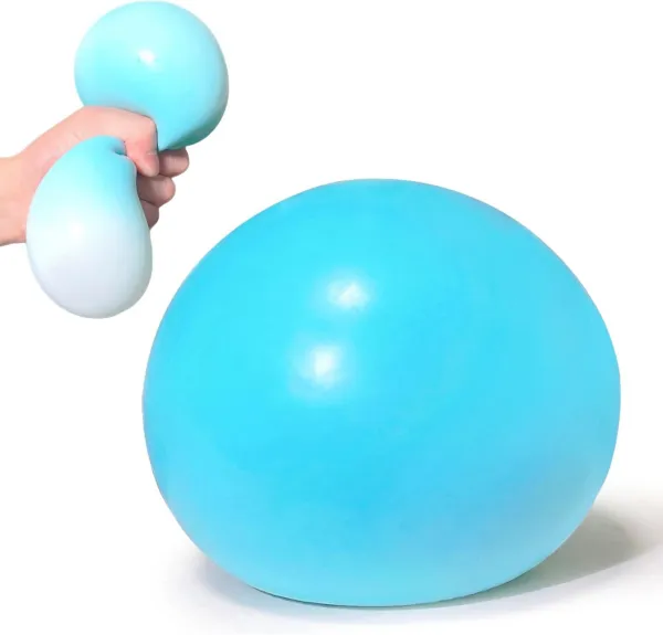 كرة دائرية عجينة قابلة للعصر بكيس PVC