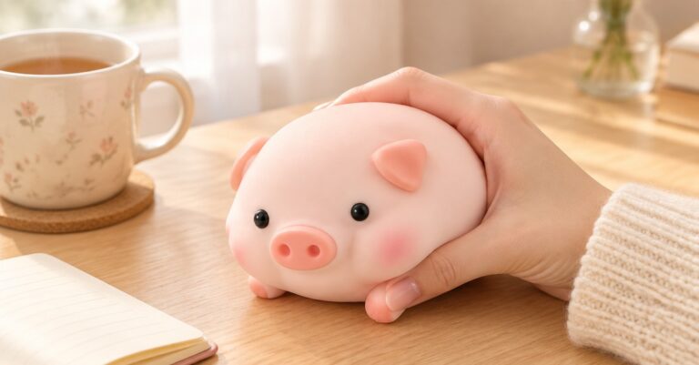 Soft squishy pig fidget toy for depression and low mood - King Squishy wholesale