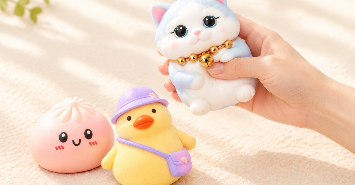 Prüfung von Weichheit und Qualität von Squishy-Spielzeugen vor dem Großhandelsversand - King Squishy