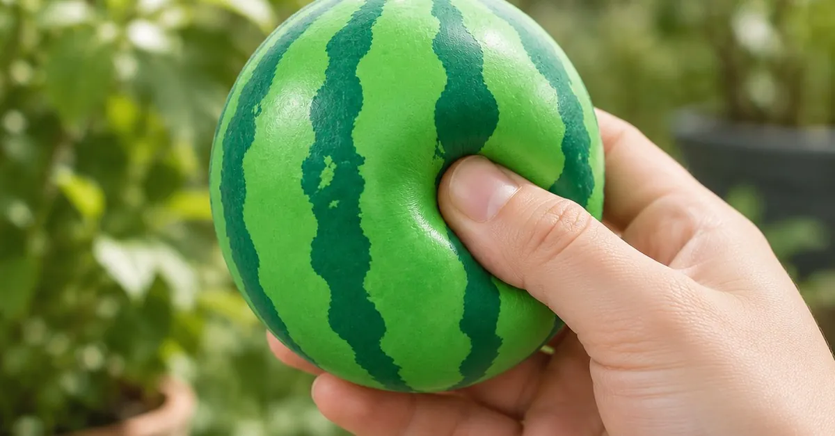 Choosing fidget toys for veterans: a hand squeezing a wholesale squishy ball - King Squishy