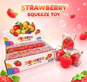Strawberry Squeeze Cube