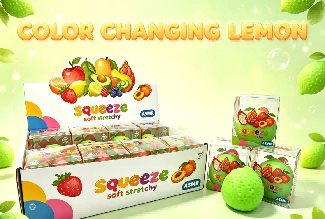 Color-Changing Lemon Squeeze Cube